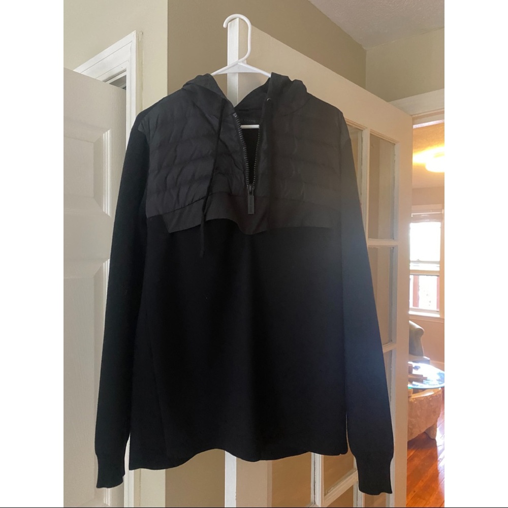 Canada Goose Black Hybridge Knit Anorak